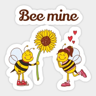 Bee Mine Sticker